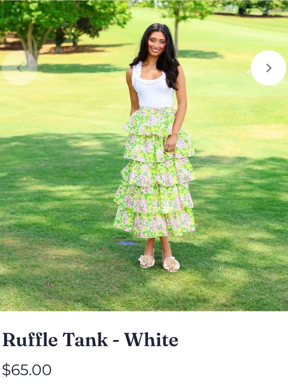 Coco Lilly’s Ruffle Tank